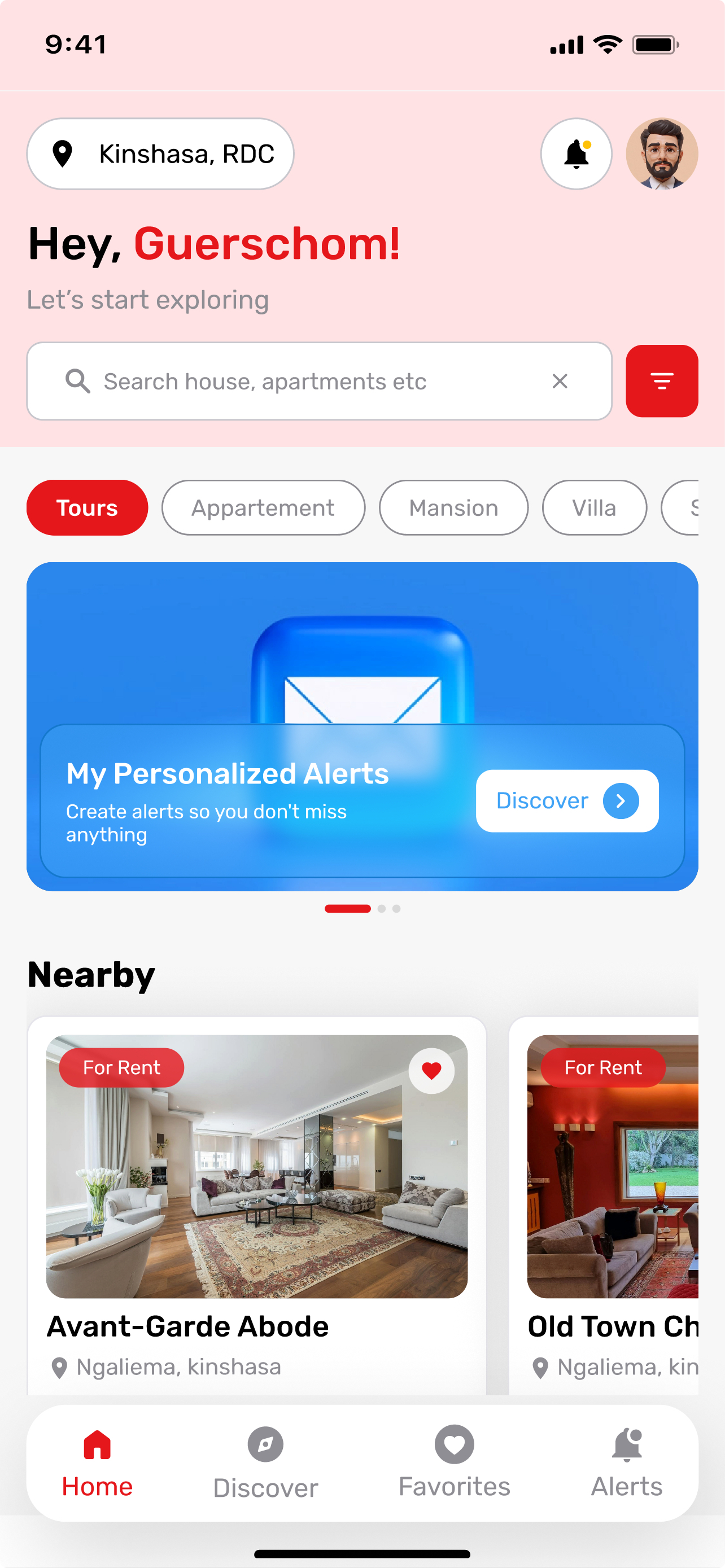 Aperçu de l’application Smart Immo